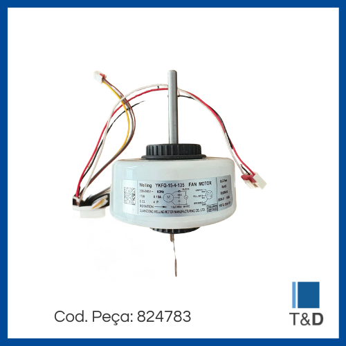 MOTOR ELET EVAP 220V1200RPM Y4S476B0106G