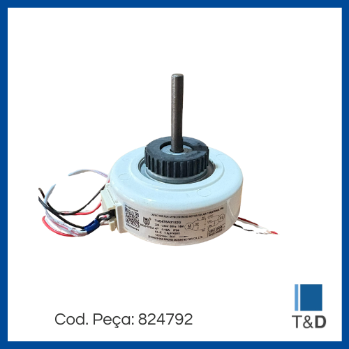 MOTOR ELET EVAP 220V 1270RPM Y4S476A3102