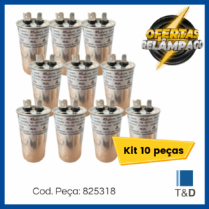 117 KIT CAP POLIP COMP 45UF 450V 50/60HZ C/ TERM