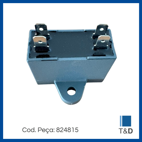 KIT CAPACITOR MOTOR VENT 2UF - Imagem 4