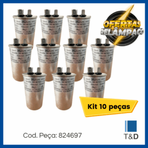 240 KIT CAP POLIP COMP 35UF 450V 50/60HZ C/ TERM.